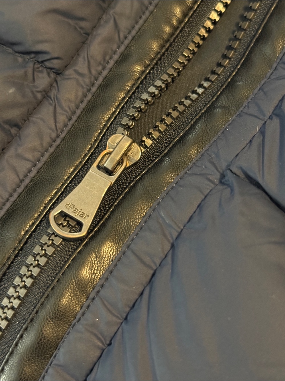 Pajar Navy Quilted Hooded Ski Jacket - Picture 6 of 16